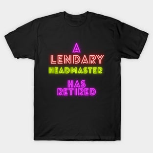 Headmaster Retirement Neon T-Shirt